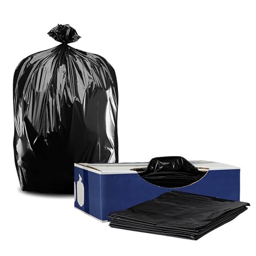 Bolsas de Basura Negras Plasticplace (50 Piezas) – Resistentes 64-65 Galones, Perfectas para Cocina y Uso Exterior, 50 x 60 1.5 Mil - imagen 3