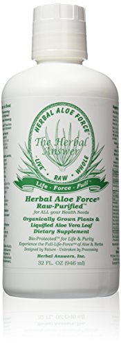 Suplemento Dietético Herbal Aloe Force de Aloe Vera y Hierbas, 32 fl oz - Herbal Answers - imagen 3