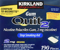 Chicles para Dejar de Fumar Kirkland Signature, 2 mg, 380 Piezas - imagen 1