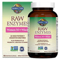 Garden of Life 22 Enzimas Digestivas para Mujeres de 50 Años en Adelante con Bromelina, Papaína y Lactasa, Probioticos y Vitaminas B12, Biotina y - imagen 1