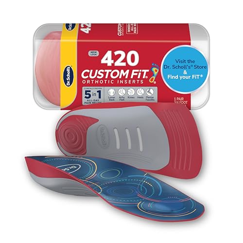 Plantillas ortopédicas Dr. Scholl’s Custom Fit 3/4 para soporte de arco - Alivio de fascitis plantar para hombres y mujeres, comodidad todo el día, - imagen 2
