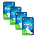 Toallas Sanitarias Stayfree Ultra Delgadas Súper Largas con Alas para Mujeres, Protección y Absorción Confiable, 32 Piezas - Paquete de 4 - imagen 1