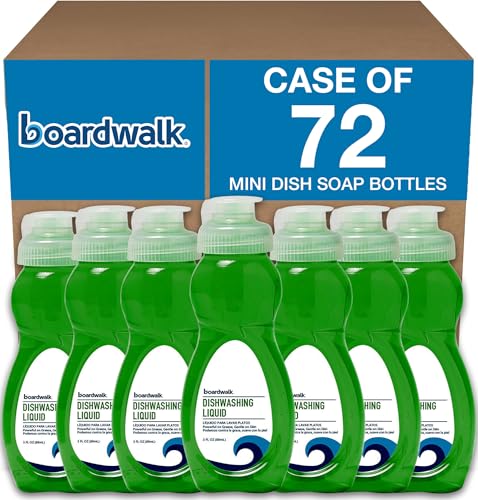 Jabón Líquido para Trastes Boardwalk, Aroma Fresco, Botella de 3 oz, Paquete de 72 Botellas - imagen 5