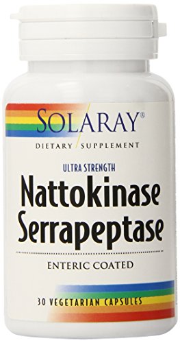 Suplemento de Nattokinasa Serrapeptasa SOLARAY - Recubrimiento Entérico - 3000 FU - Apoyo a la Circulación, Cardiovascular y Senos - Verificado en - imagen 4