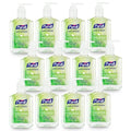 Gel Antibacterial PURELL Advanced Naturals con Alcohol de Origen Vegetal, Aroma a Cítricos, 8 oz, Botella con Dosificador (Paquete de 12) - - imagen 1