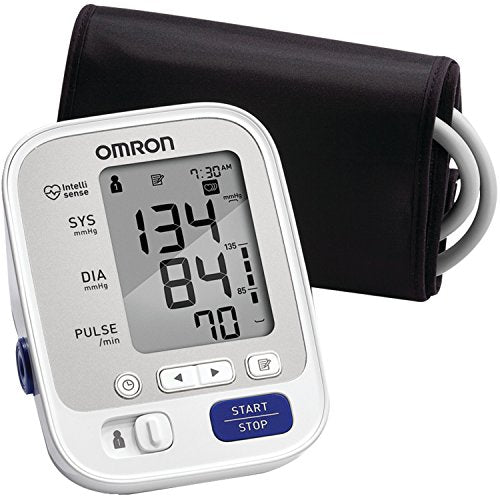 Monitor de Presión Arterial de Brazo Omron 5 Series; 2 Usuarios, Memoria de 100 Lecturas, Manguito Suave de Amplio Rango, Recomendado por Médicos, - imagen 2