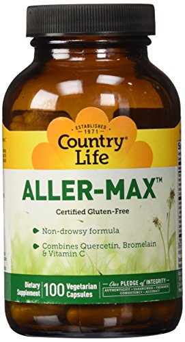 Country Life Aller-Max - Suplementos de Quercetina con Bromelina - Apoyo Inmunológico con Vitamina C, Zinc y Mezcla Botánica - Sin Gluten, Vegano - imagen 4