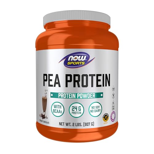 NOW Foods Suplementos Deportivos, Proteína de Guisante 24 g, Fácil Digestión, Polvo de Chocolate Cremoso, 2 Libras - imagen 5
