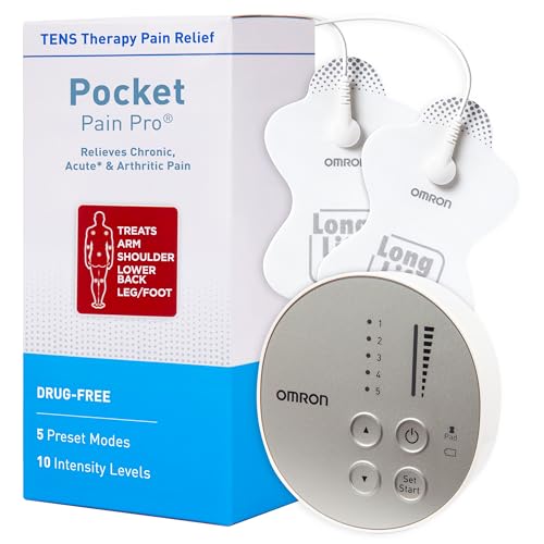 Unidad TENS Omron Pocket Pain Pro - Estimulador Muscular Portátil para Alivio de Dolor Sin Medicamentos - Incluye 2 Almohadillas Reutilizables - imagen 6