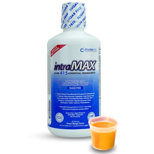 intraMAX Drucker Labs Multivitamínico Líquido Orgánico Todo en Uno Sin Azúcar para Hombres y Mujeres | Sin GMO, Sin Gluten ni Lácteos | Con Magnesio, - imagen 4