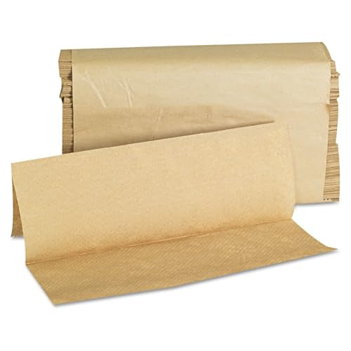 Toallas de Papel Dobladas GEN 1508, Multicapa, 9 x 9 9/20, Naturales, 250 Toallas por Paquete (Caja de 16 Paquetes) - imagen 6