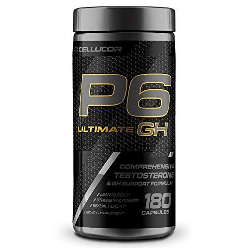 Cellucor P6 Ultimate GH Booster para Hombres, Suplemento de Hormona de Crecimiento para Síntesis de Proteínas y Metabolismo de Grasas, 180 Cápsulas - imagen 2