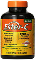Ester-Vitamina C con Bioflavonoides Cítricos 500 Miligramos 240 Cápsulas Veganas - imagen 1