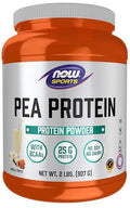 NOW Foods Suplementos Deportivos, Proteína de Guisante 25 g con BCAAs, Fácil Digestión, Polvo de Toffee de Vainilla, 2 Libras - imagen 1