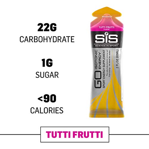 Gel Energético Isotónico Science in Sport GO - Carbohidrato Líquido de Acción Rápida - Nutrición Deportiva - Sin Gluten y Vegano - Sabor Frutas - imagen 5