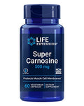 Life Extension Super Carnosina, L-carnosina, Luteolina, Vitamina B1, Soporte Muscular, Recuperación, Salud Cardiaca, 60 Cápsulas Sin Gluten y No - imagen 1