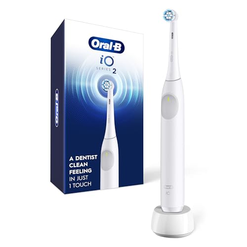 Cepillo de Dientes Eléctrico Recargable Oral-B iO2, 3 Modos de Limpieza, Sensor de Presión Automático, Protección para Encías, Blanco Puro - imagen 2