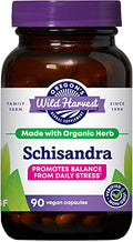 Suplemento Herbal Orgánico Schisandra de Oregon's Wild Harvest, 90 Cápsulas - imagen 1