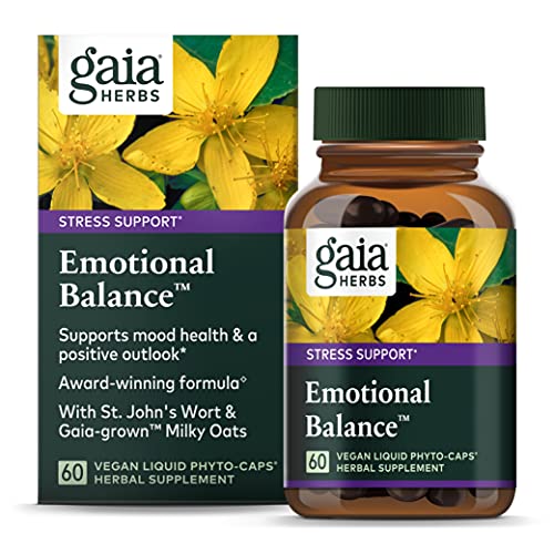 Gaia Herbs Steady Mind - Suplemento Herbal para Alivio del Estrés con Hierbas como Hierba de San Juan, Pasiflora, Verbena y Avena - 60 Cápsulas - imagen 6