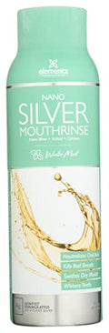Enjuague Bucal Elementa Nano Silver Sabor Menta Invernal, Sin Flúor, Sin Alcohol, 20 Onzas Líquidas (Paquete de 1) - imagen 1