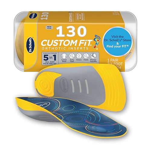 Plantillas ortopédicas Dr. Scholl’s Custom Fit 3/4 para soporte de arco - Alivio de fascitis plantar para hombres y mujeres, comodidad todo el día, - imagen 4