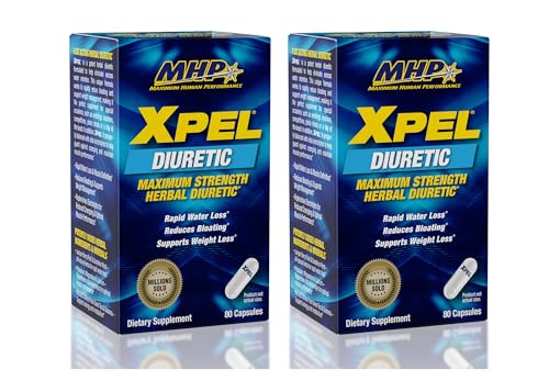 Cápsulas Diuréticas MHP Xpel de Máxima Fuerza, 80 Contenidos (Paquete de 2) (El Empaque Puede Variar) - imagen 4