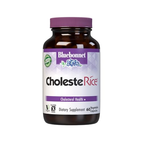 Cápsulas Vegetales CholesteRice de Bluebonnet Nutrition, Arroz Rojo de Levadura, Esteroles Vegetales, CoQ10, 60 Cápsulas Veganas y Sin Gluten - imagen 2