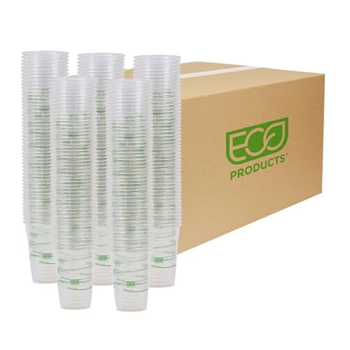 Vasos Compostables Transparentes ECO PRODUCTS GreenStripe de 16 oz, Caja de 1000, Desechables y Ecológicos para Bebidas Frías y Snacks, Certificados - imagen 2