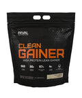 RIVAL NUTRITION Clean Gainer | Mezcla en Polvo para Bebida Alta en Proteínas | 30g de Proteína por Porción (10lb, Vainilla Suave) - imagen 1