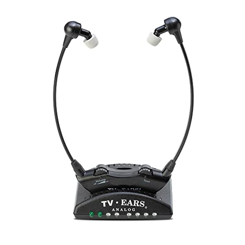 Sistema de Auriculares Inalámbricos Analógicos TV · EARS - Solo para TV Analógicos, Asistencia Auditiva, Auriculares para Personas Mayores y con - imagen 1