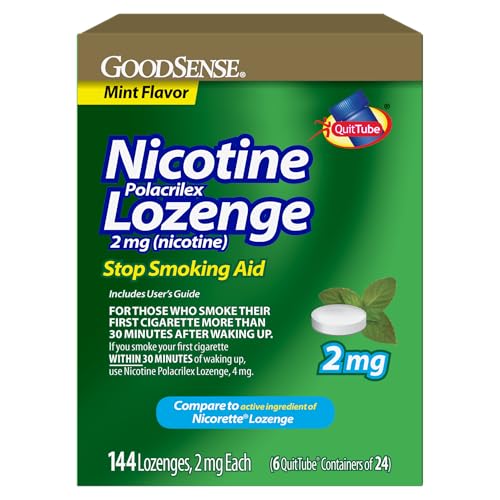 GoodSense Caramelos de Nicotina Polacrilex 2 mg, Ayuda para Dejar de Fumar, Sabor Menta, 144 Piezas - imagen 3