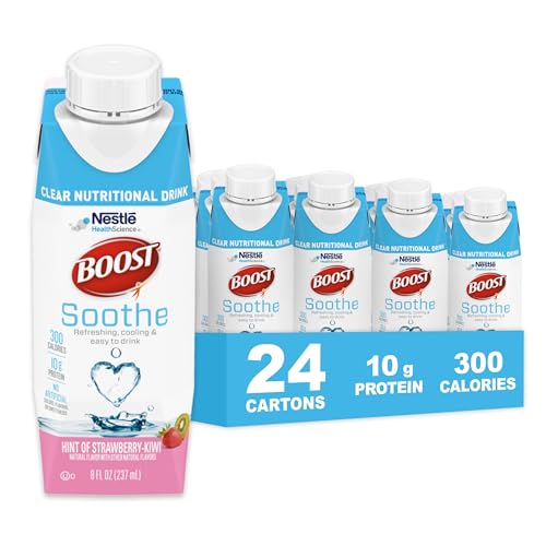 Bebida Nutricional BOOST Soothe Clear – Sensación refrescante - 300 Calorías - 10 g de Proteína de Aislado de Suero - Sabor a Fresa Kiwi - 8 oz - imagen 3