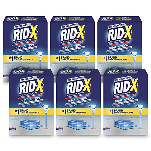 RID-X Tratamiento Profesional para Fosas Sépticas, Suministro de 12 Meses en Polvo (6 Paquetes x 2 Meses), 3.34 kg - imagen 4