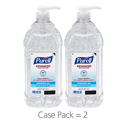 Gel Antibacterial Purell Advanced 9625-02-EC, Aroma Refrescante, 2 L, Botella con Dispensador de Mesa, Paquete de 2 - imagen 3
