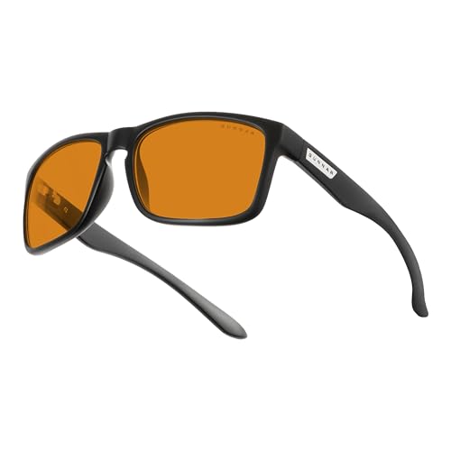Gafas de Juego GUNNAR - Intercept Onyx Amber con Lentes Max - Bloqueo de Luz Azul para Aliviar Ojos Secos - imagen 4