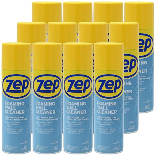 Limpiador Espumoso para Paredes Zep - 18 oz (Caja de 12) - ZUFWC18 - Elimina Manchas Sin Dañar Acabados, Spray Limpiador Sin Frotar para Techos, - imagen 4