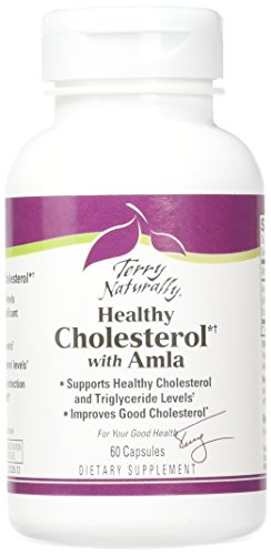 Terry Naturally Healthy Cholesterol con Amla - Apoya Niveles Saludables de Triglicéridos, Salud Cardiovascular, Antioxidante - Sin OGM, Sin Gluten, - imagen 4