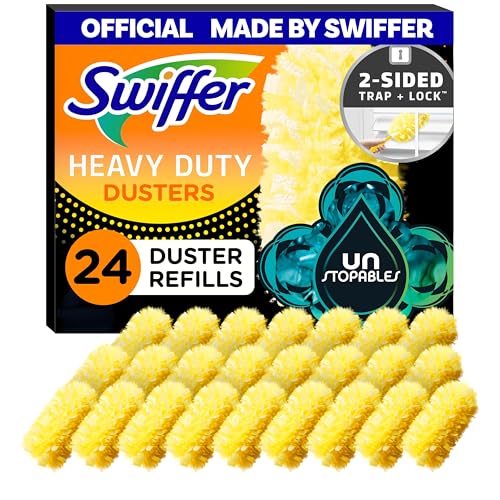 Recargas Swiffer Dusters Heavy Duty, Plumero de Plumas Multiusos Unstopables, Amarillo, 24 Piezas (4 Paquetes de 6) - imagen 2