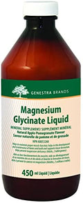 Genestra Brands Magnesio Glicinato Líquido | Apoya la Función Muscular Normal y Ayuda a Metabolizar Carbohidratos y Proteínas | 15.2 Fl Oz | Sabor - imagen 1