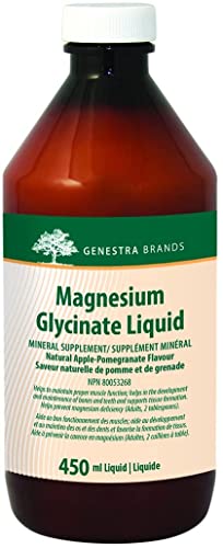 Genestra Brands Magnesio Glicinato Líquido | Apoya la Función Muscular Normal y Ayuda a Metabolizar Carbohidratos y Proteínas | 15.2 Fl Oz | Sabor - imagen 6