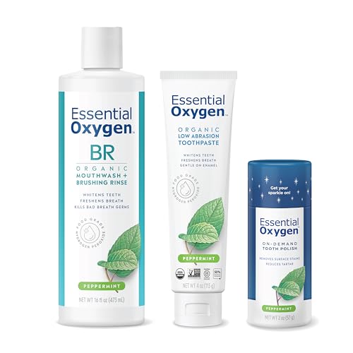 Essential Oxygen Pristine Protocol: Sistema de 3 Pasos (1. Enjuagar 2. Cepillar 3. Pulir) para Tu Mejor Sonrisa, Paquete Combo de 3 Unidades - imagen 3
