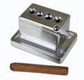 Cortador de Cigarros Quad Table de The Big Easy Tobacco Co., Acabado Cepillado, Para Anchos de 52 y 60 Anillas - imagen 1