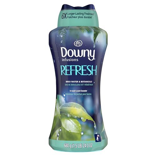 Perlas Aromatizantes para Ropa Downy Infusions, REFRESH, Florales Botánicos y Agua de Abedul, 24 oz - imagen 2