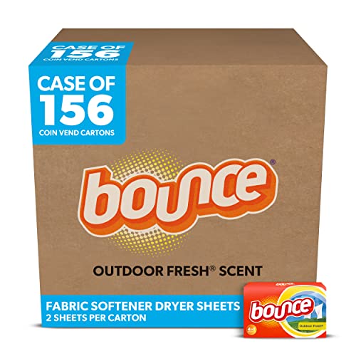 Hojas de Secado Suavizante para Ropa Bounce Outdoor Fresh de P&G Professional, 2 Piezas (Caja de 156) - imagen 3