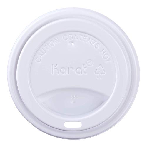 Tapa de Domo Sipper Karat C-KDL516W-PP 10-24 oz. - Blanca (Caja de 1000) - imagen 6