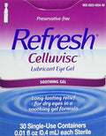 Gel Lubricante para Ojos Celluvisc Refresh en Contenedores de Uso Único 30 Pzas (Paquete de 3) - imagen 1
