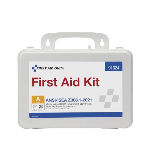 Kit de ros Auxilios First Aid Only 91324 ANSI A 2021 y Cumplimiento OSHA, para 25 Personas, 94 Piezas, Ideal para Negocios, Hogar, Auto y Obras - imagen 4