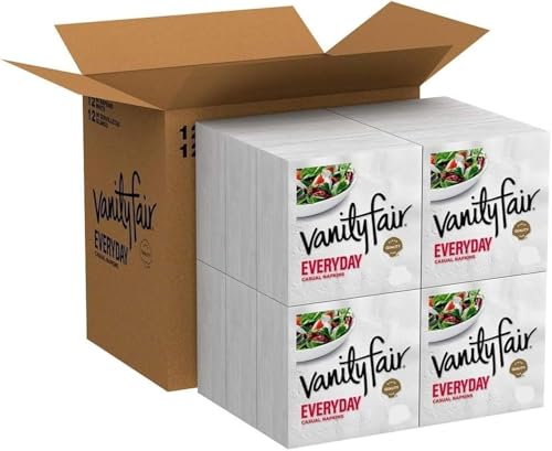 Servilletas Vanity Fair Everyday, 550 piezas, servilletas de papel blancas, (Paquete de 5) 110 piezas por paquete - imagen 2