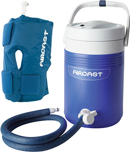 Aircast Cryo/Cuff Terapia Fría: Rodillera Cryo/Cuff con Enfriador No Motorizado (Por Gravedad), Tamaño Mediano - imagen 1