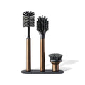 Set de Cepillos Iónicos Curio Home Goods, Magnetizados para Mantenerse de Pie, Acero Inoxidable con Cabezas Reemplazables, Bronce - imagen 1